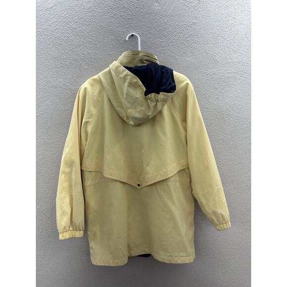 Women Braetan Yellow Button Up Hooded Jacket Size Medium - Picture 13 of 16